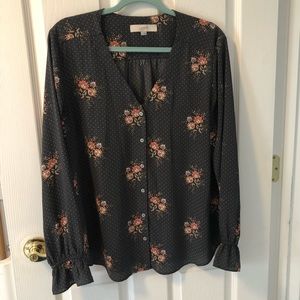 Floral LOFT blouse
